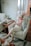 a person sitting in a chair