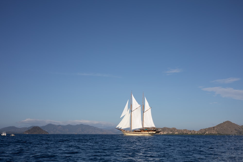 a sailboat on the water