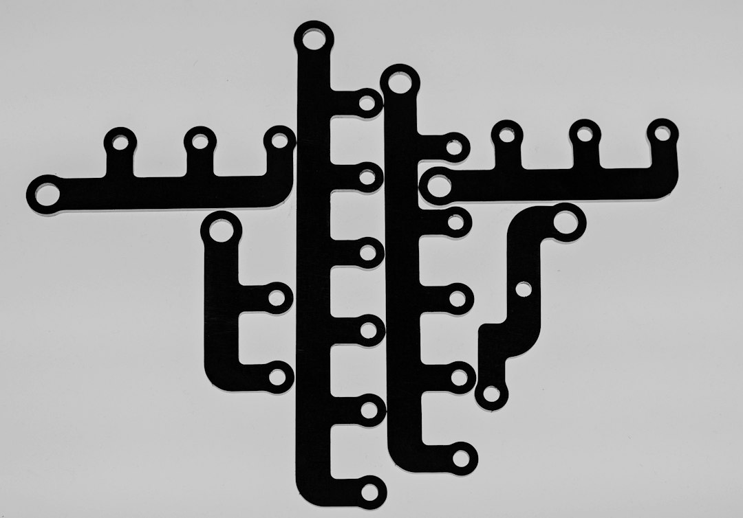 gasket set flatlay