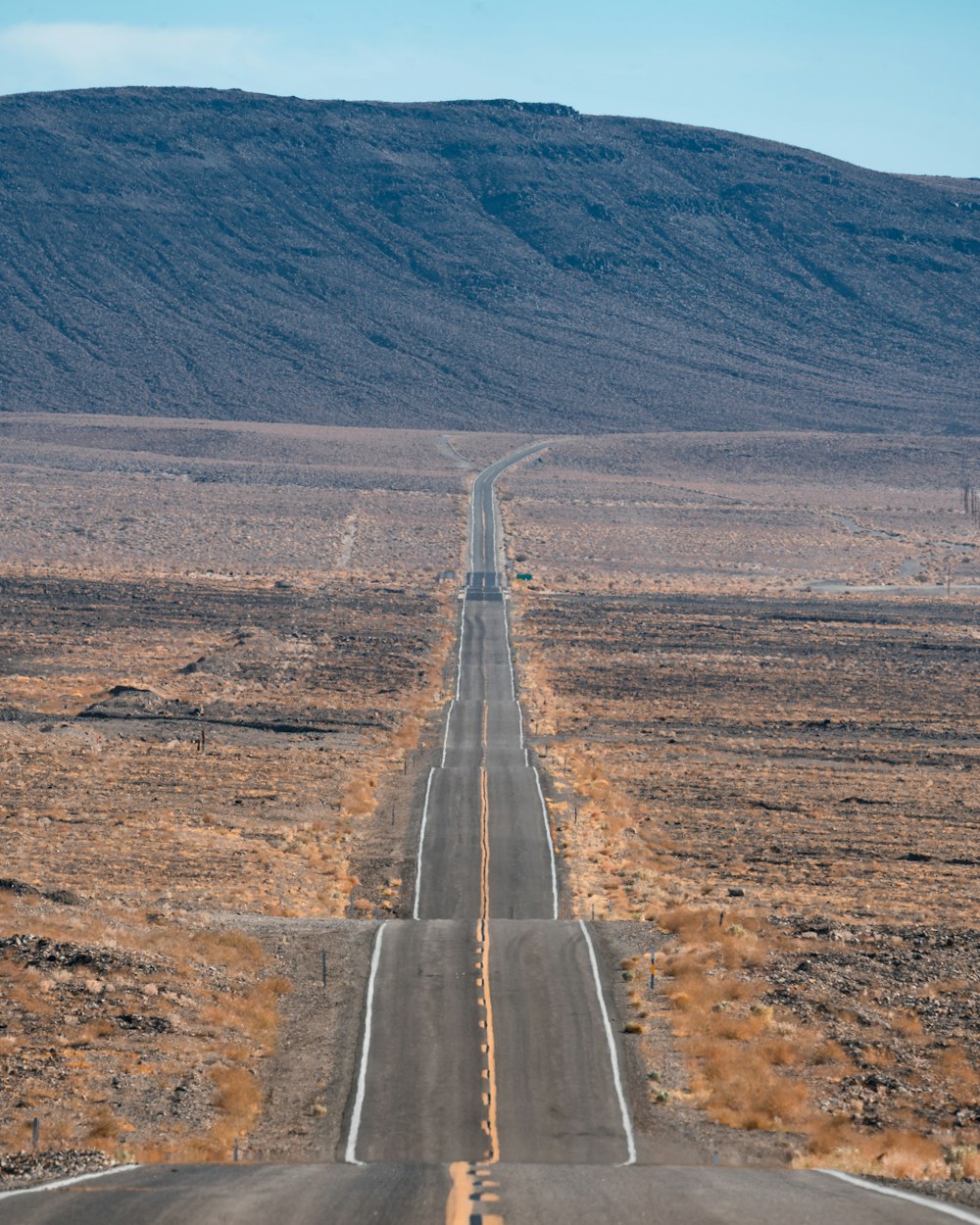 a road in the desert