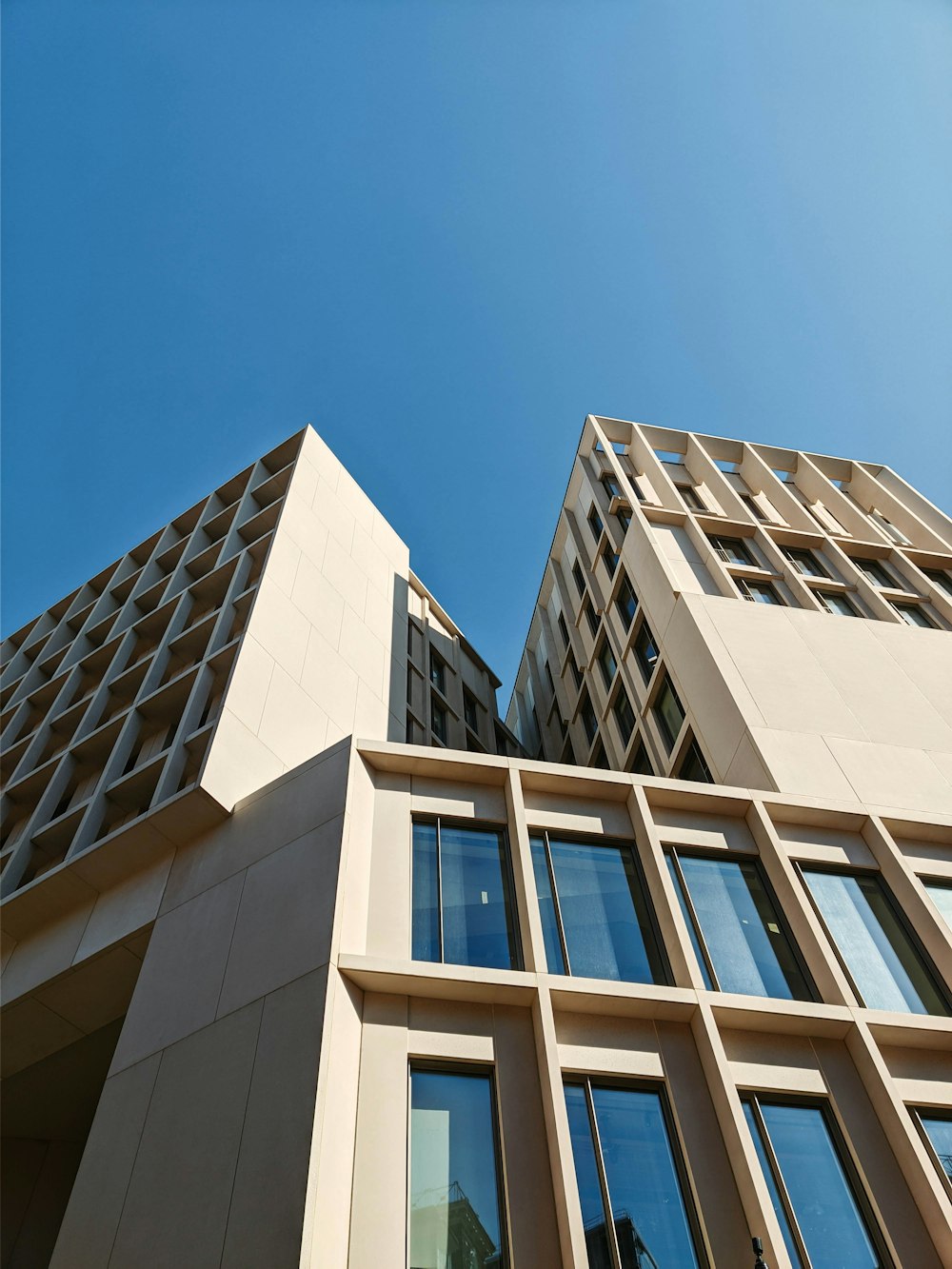 a low angle view of a building