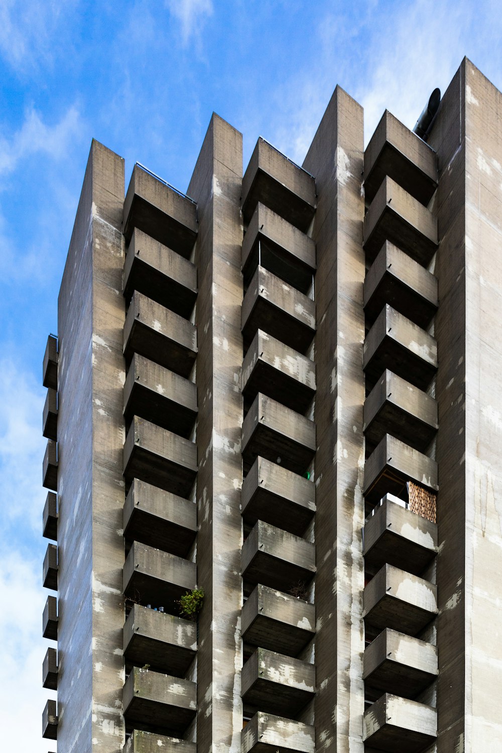 a tall building with many windows