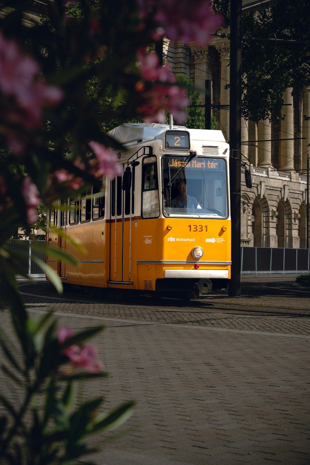 a train on the tracks