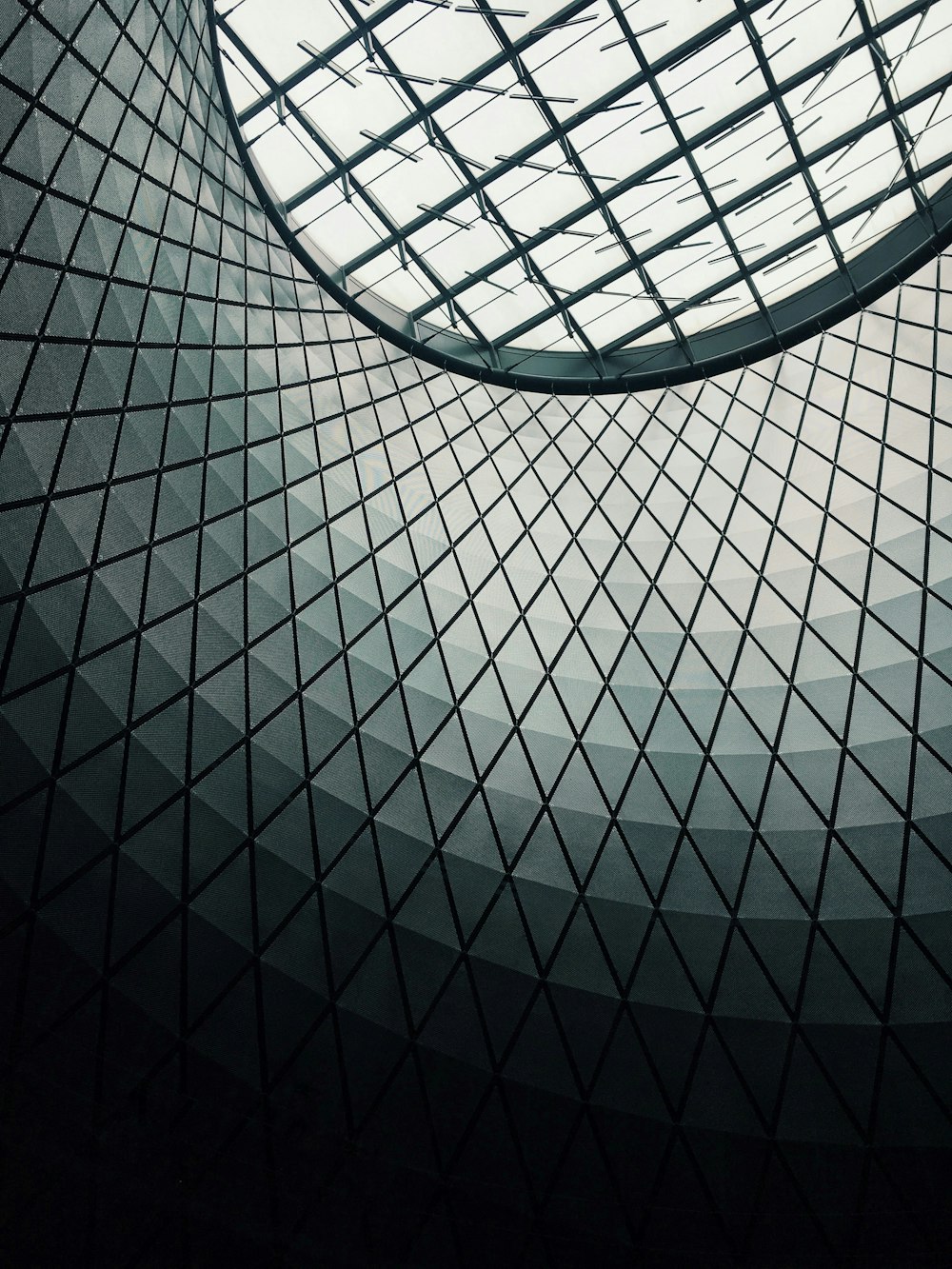 a close-up of a glass wall