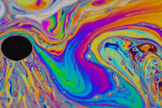 Colorful fluid flow patterns displayed in Paraview showing vortices and streamlines.