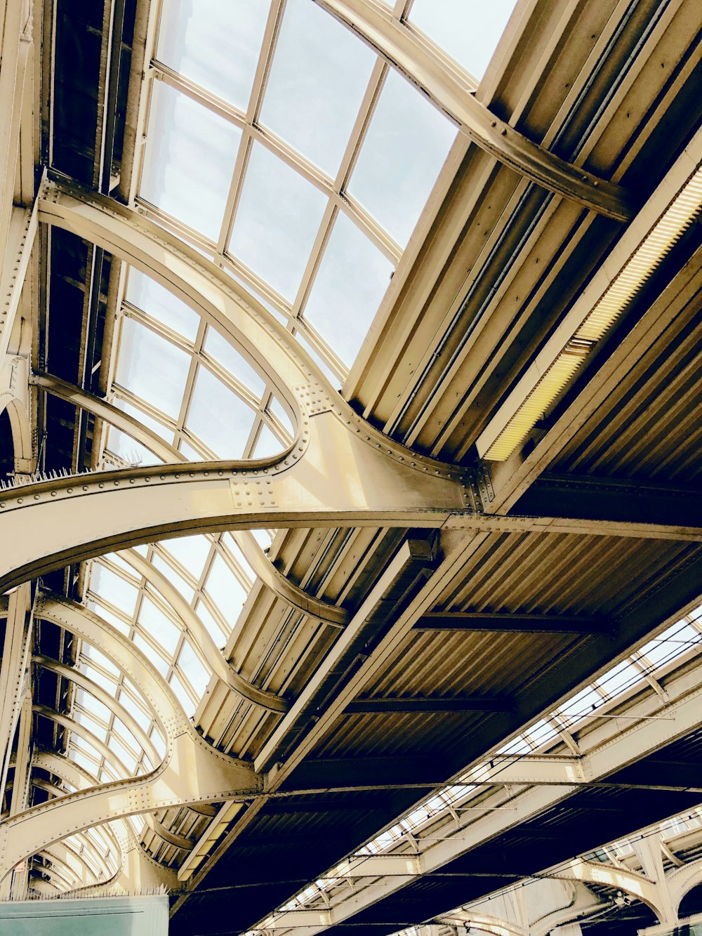 looking up at a tall building