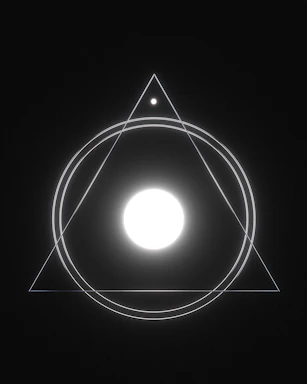 a light in the shape of a circle