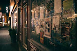 Colorful flyers and social media posts promoting a small business.