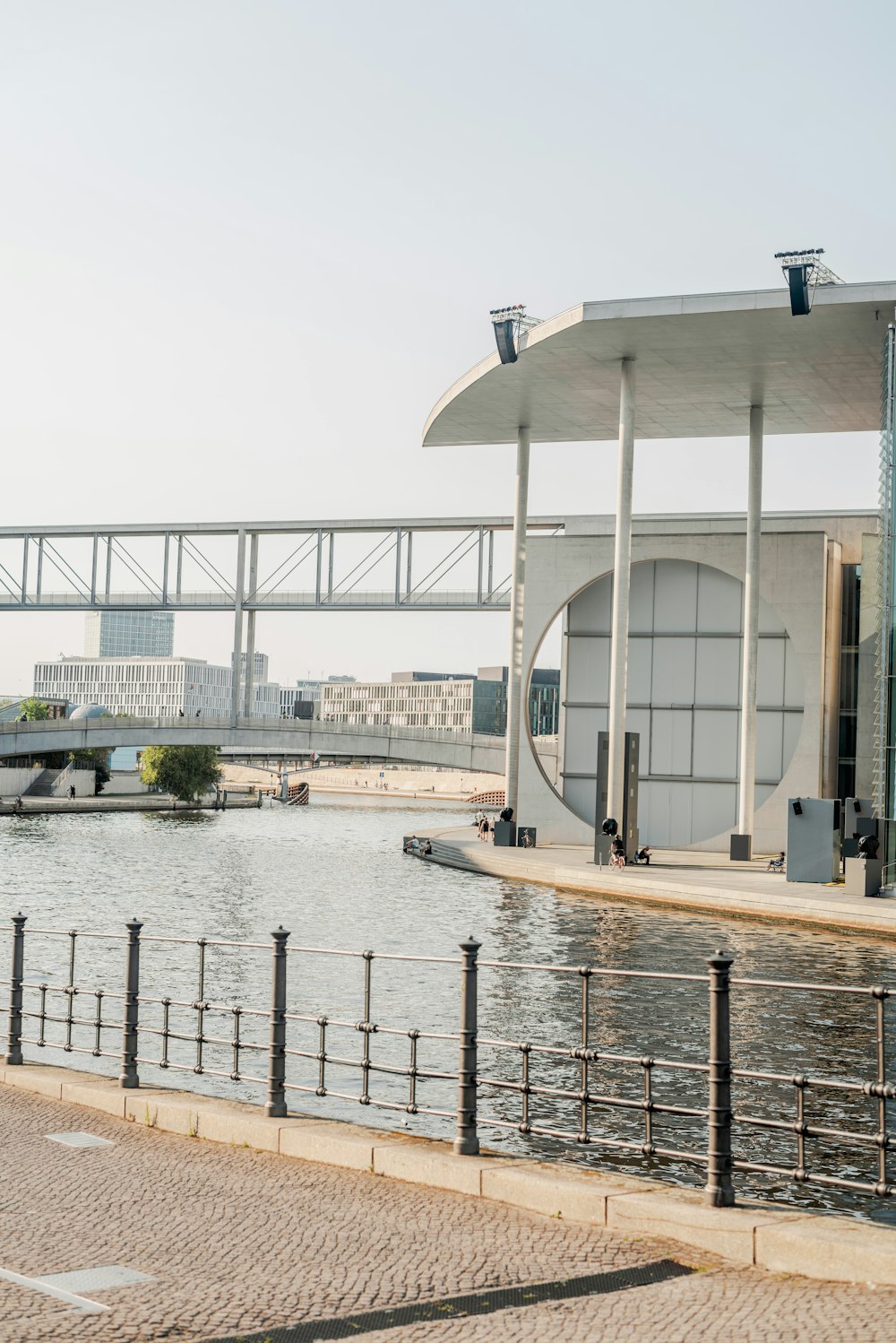 a bridge over a body of water