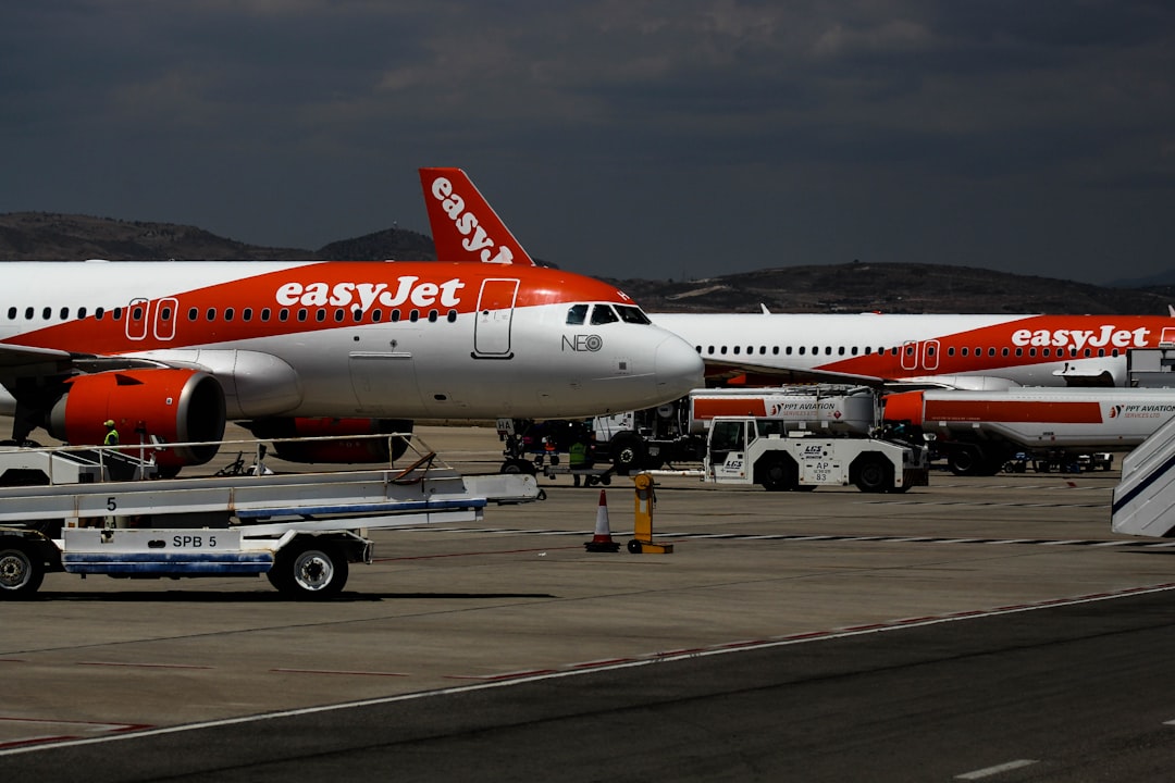 an airplane is being prepared for a flight,