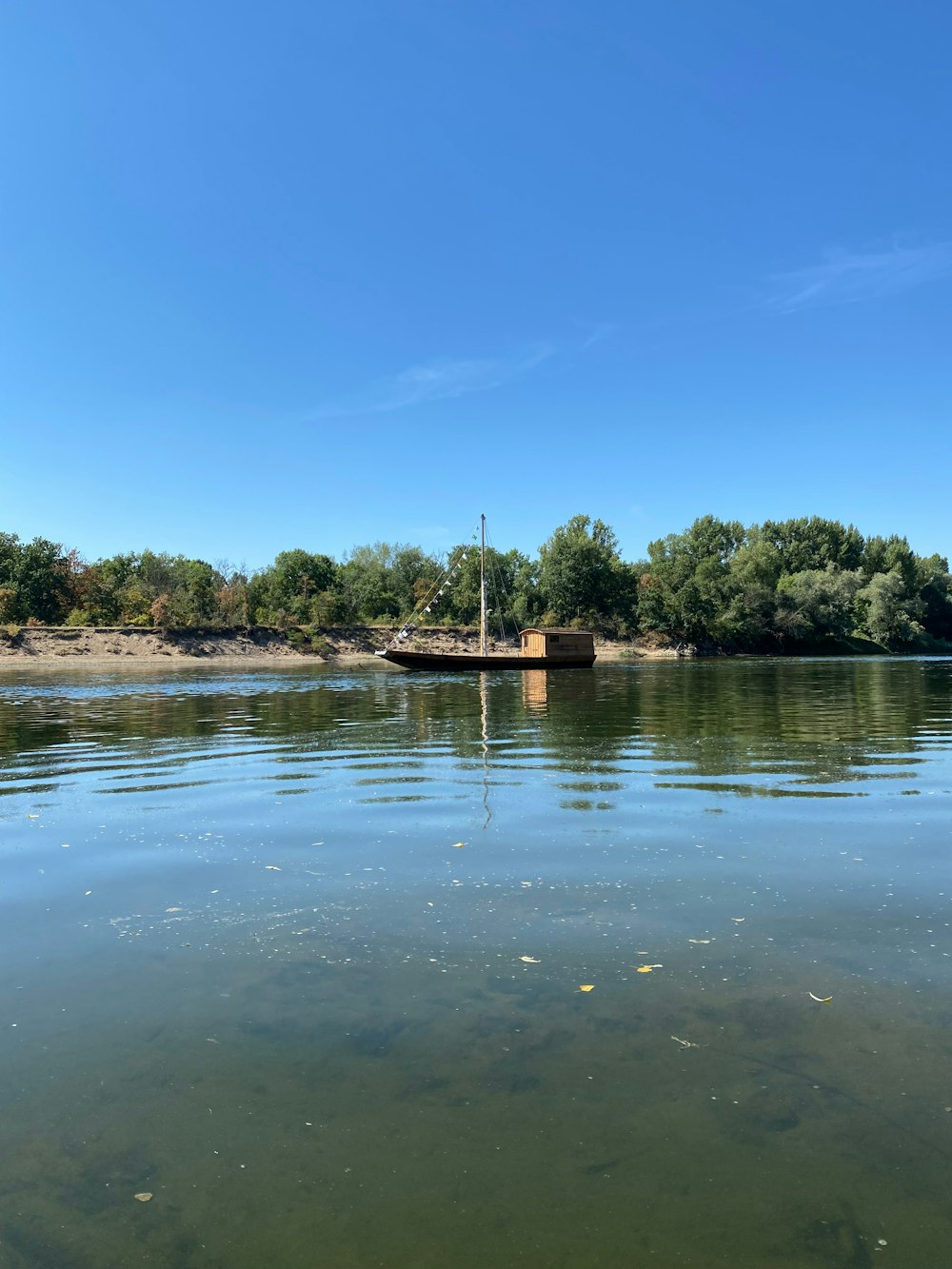 a boat in the water