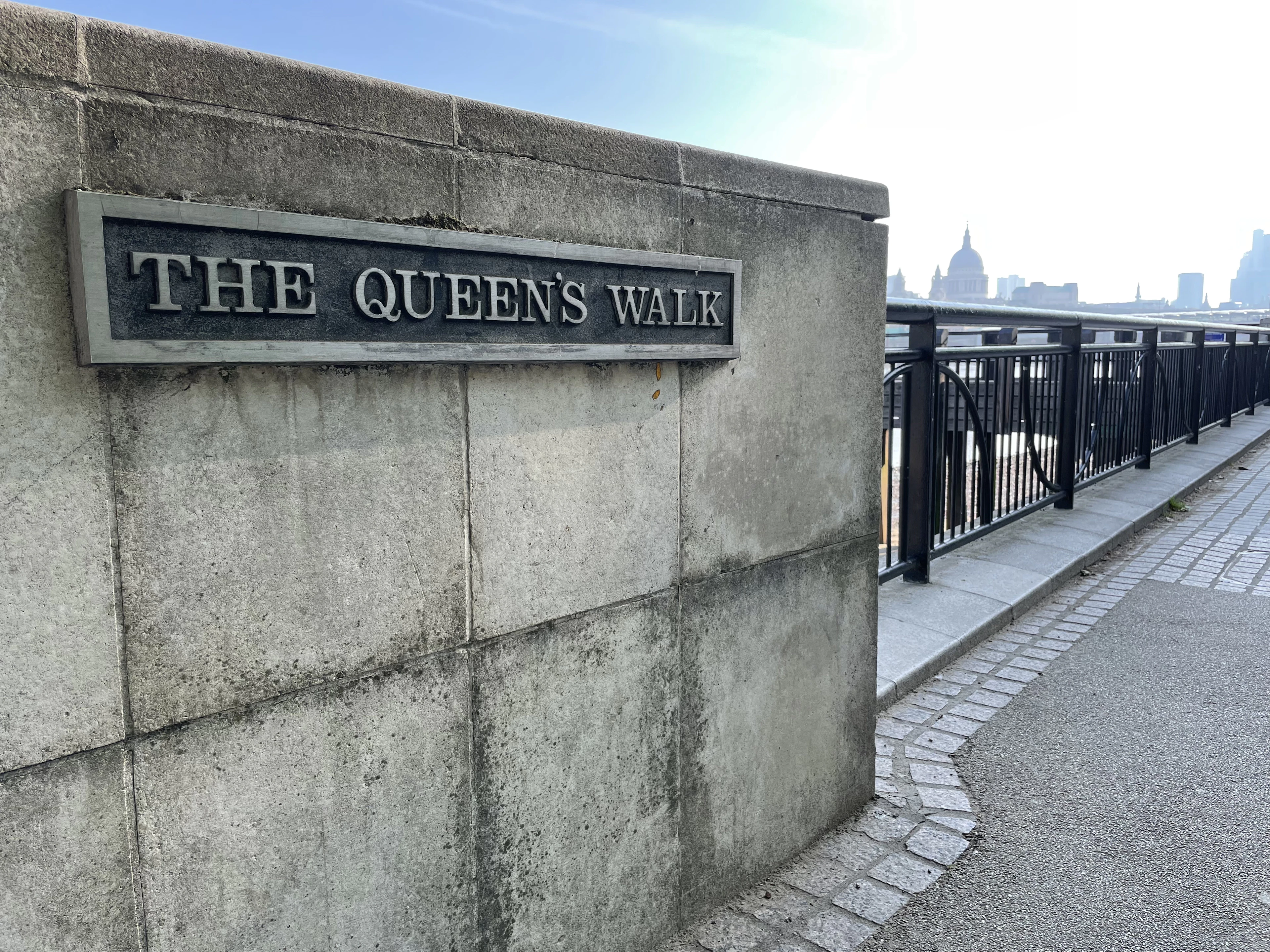 The Queen's Walk, South Bank, London