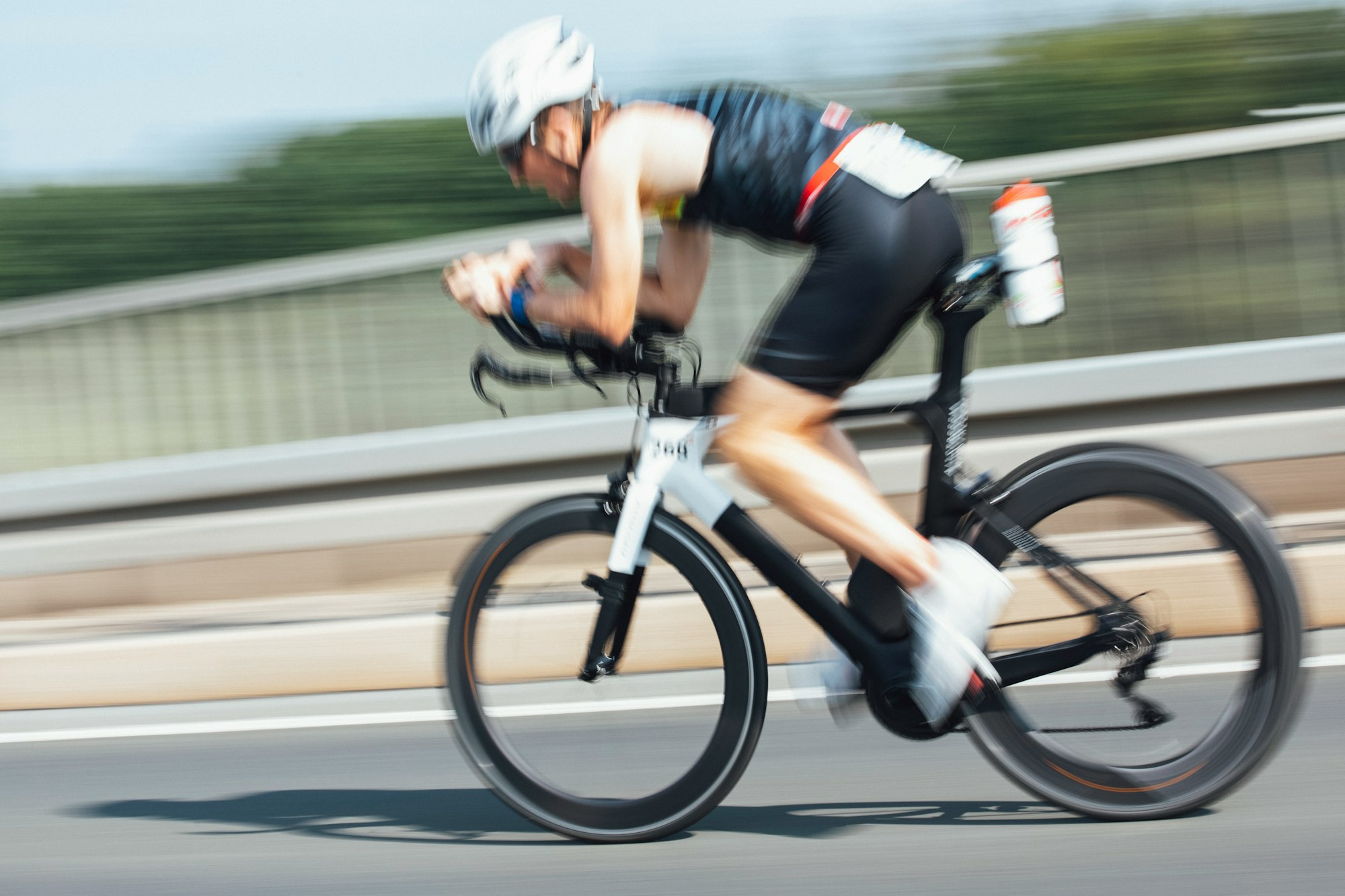 Triathlon competition – Road cycling