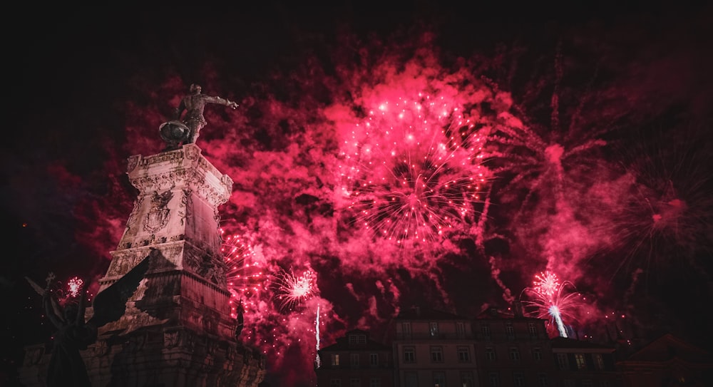 fireworks in the sky