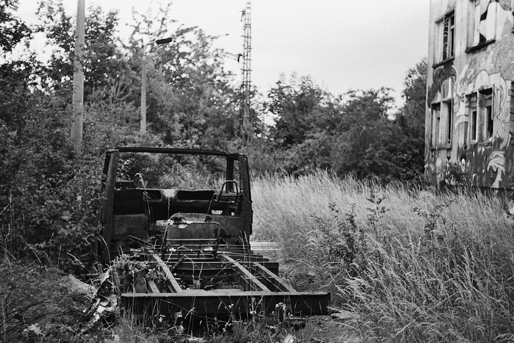 a car in a field