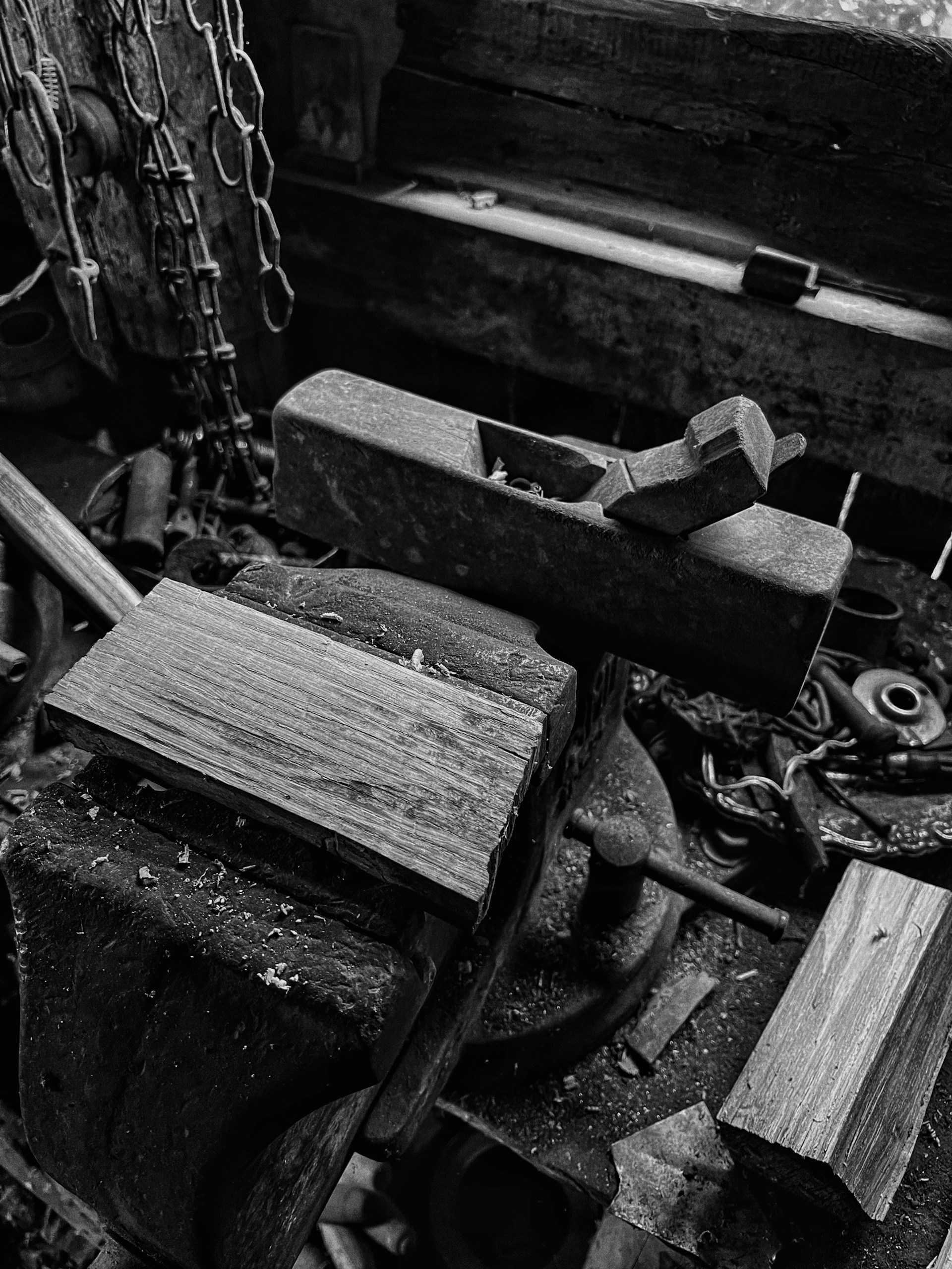 a close-up of a broken piece of wood