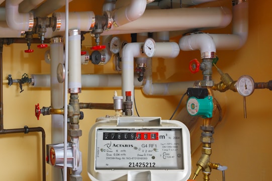 a machine with wires