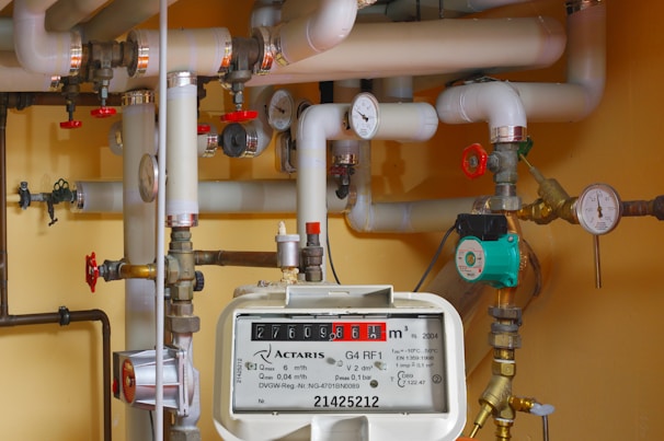 a machine with wires