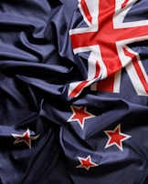 a flag with stars