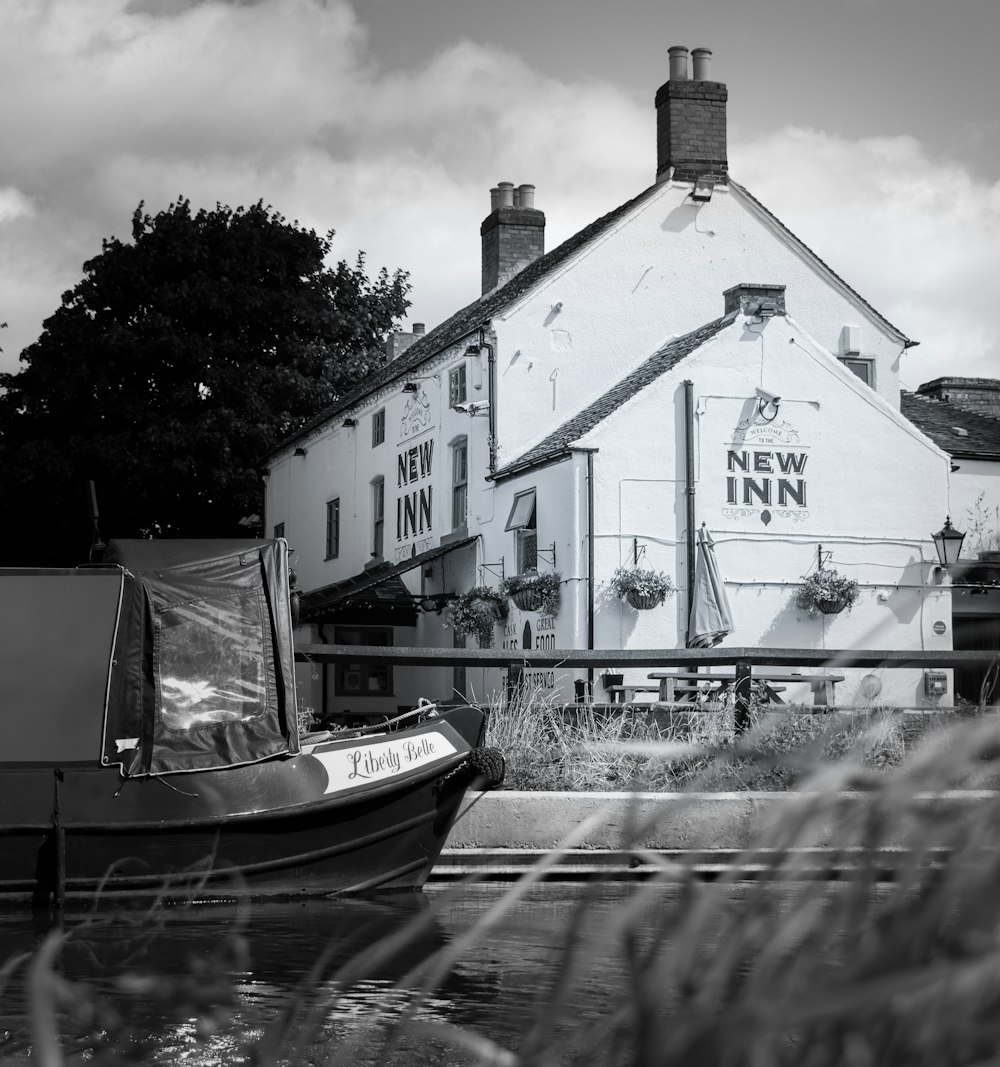 a boat in the water