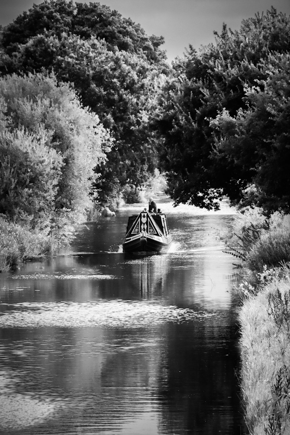 a boat on the water