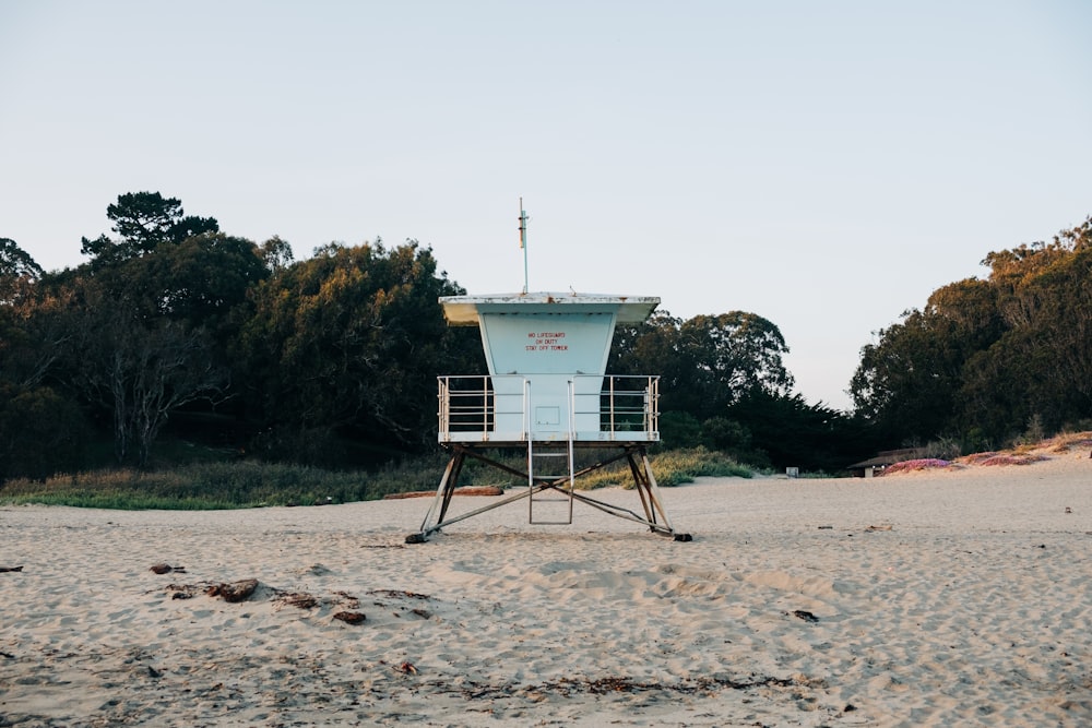 a structure on a beach