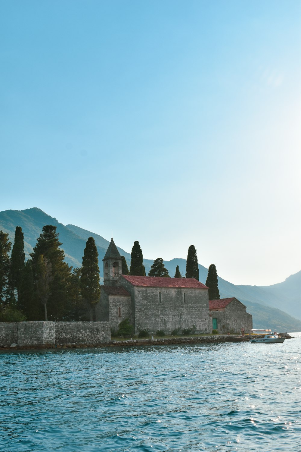 a building on the water