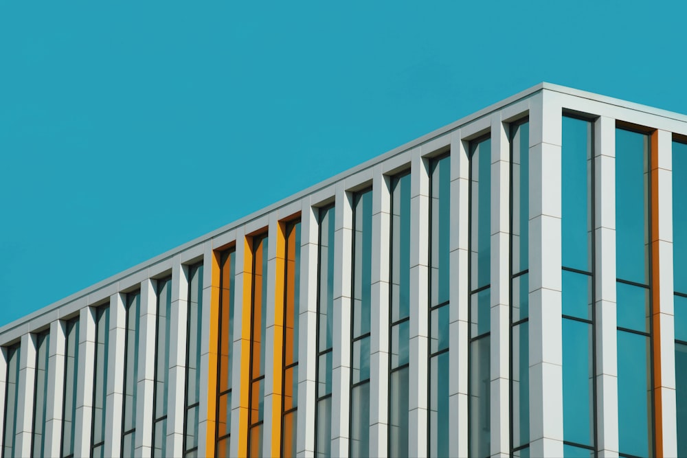 a building with many windows