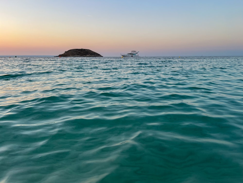 a boat in the water