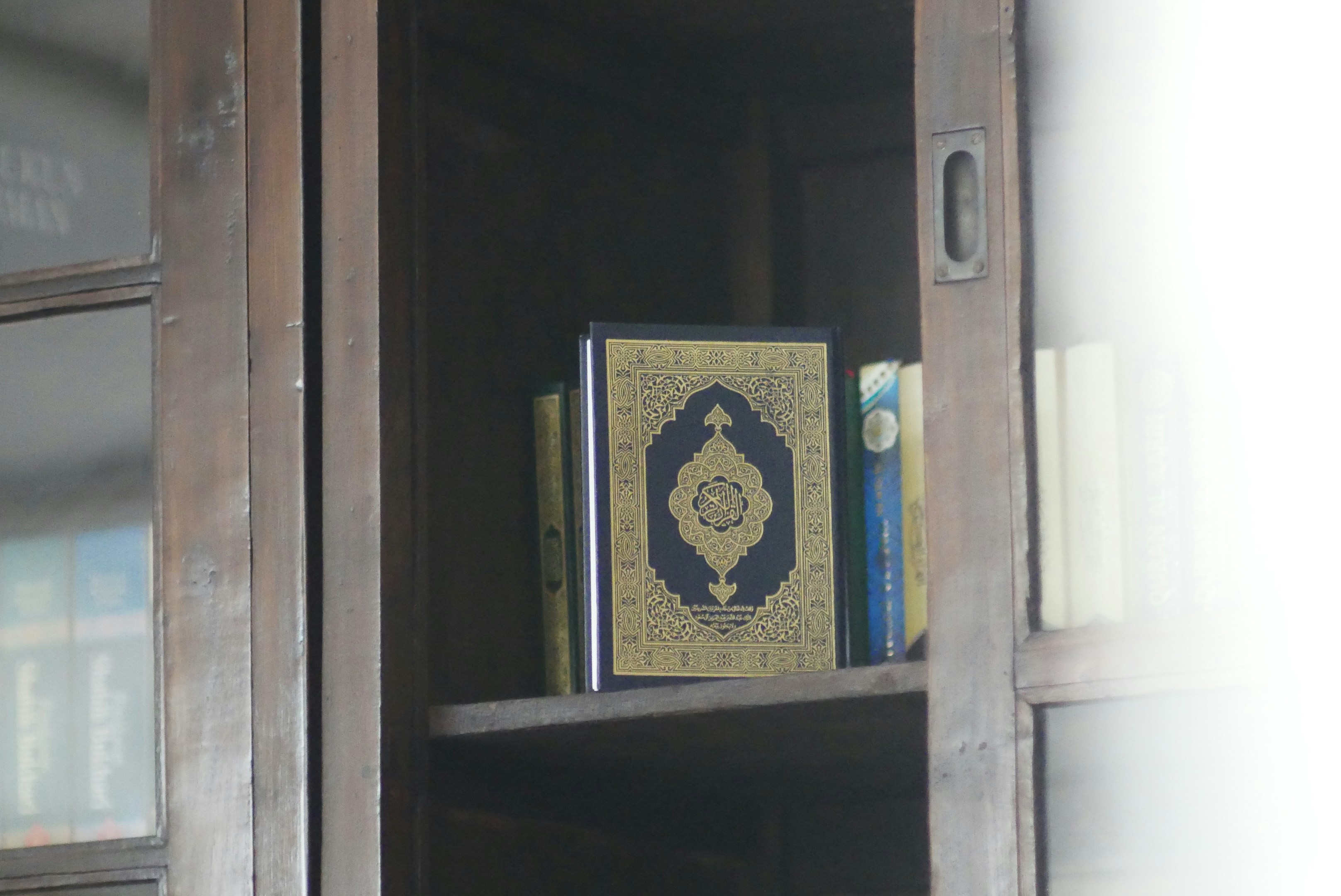 a framed picture on a wall