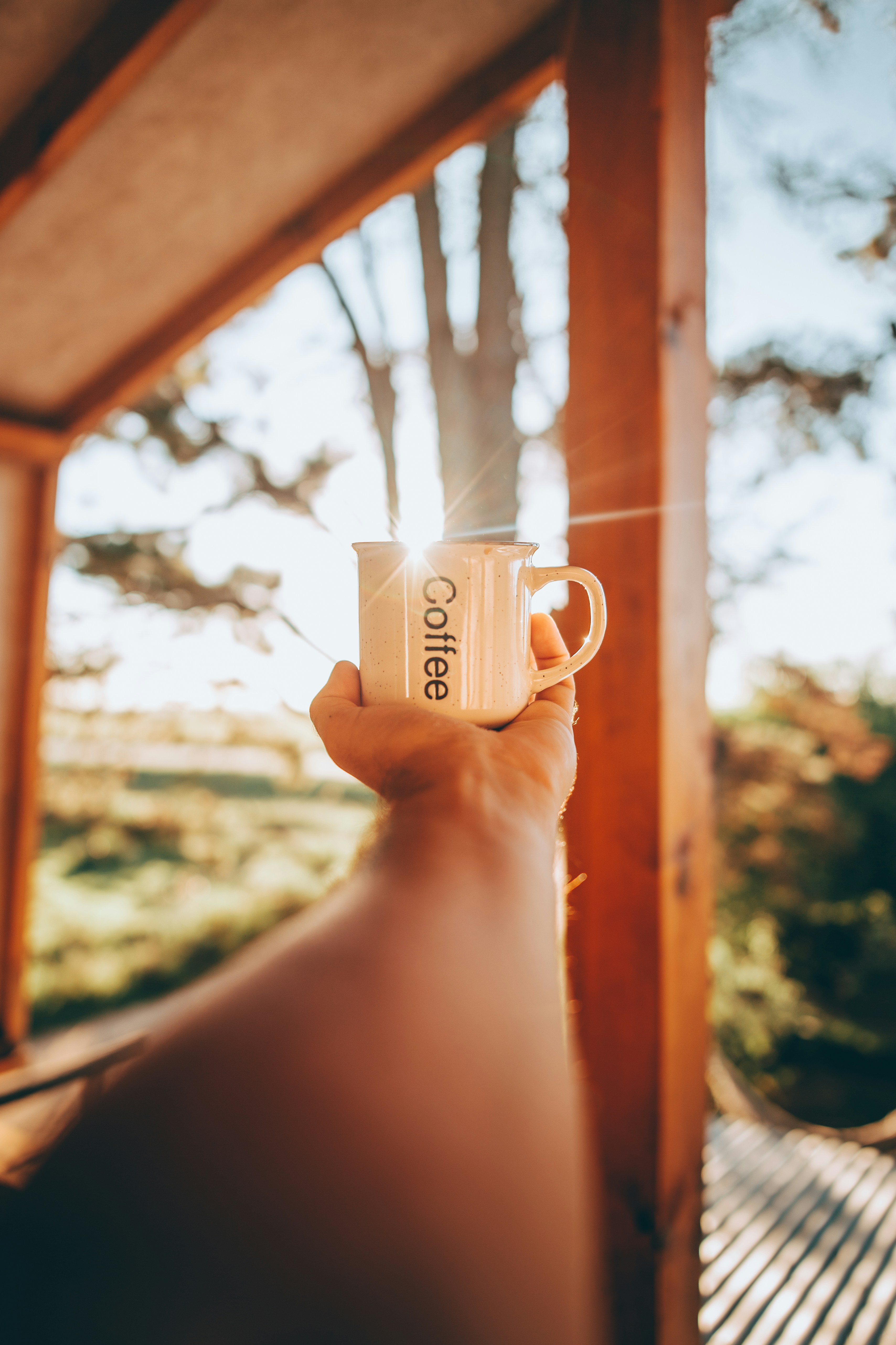 a hand holding a door knob