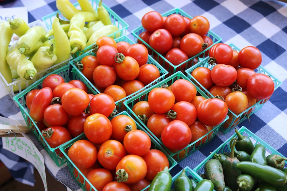 a pile of tomatoes