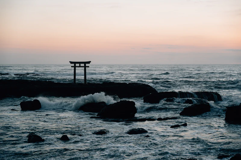 大洗の海岸
