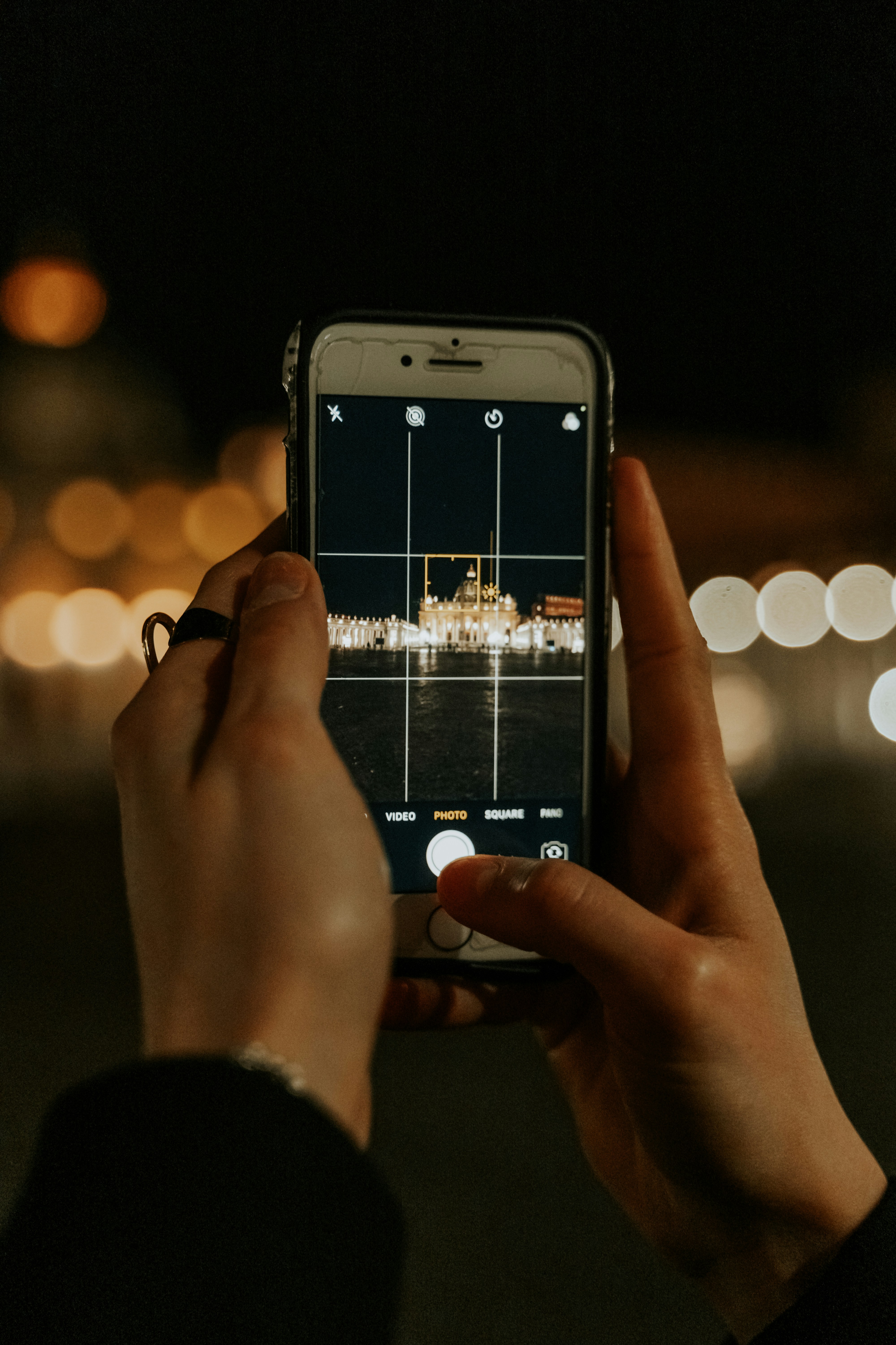 a person holding a phone