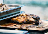 a close-up of some food