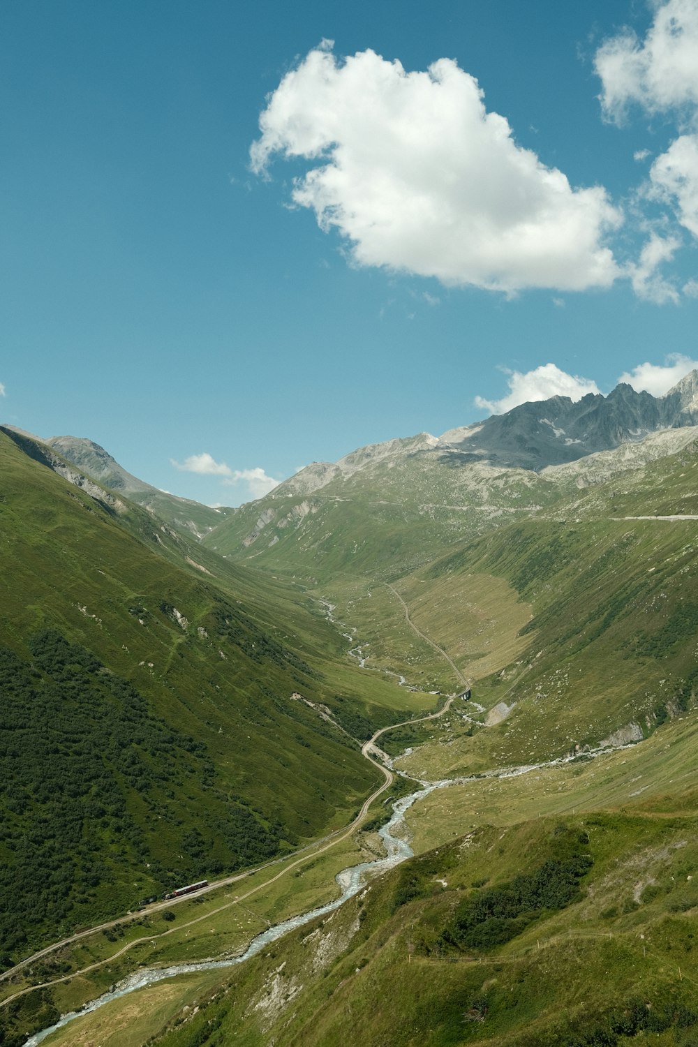 a river running through a valley