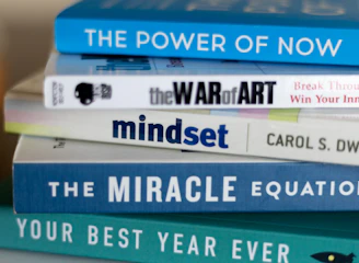 A stack of four ebooks with covers showing themes of healing and decision-making in marriage.