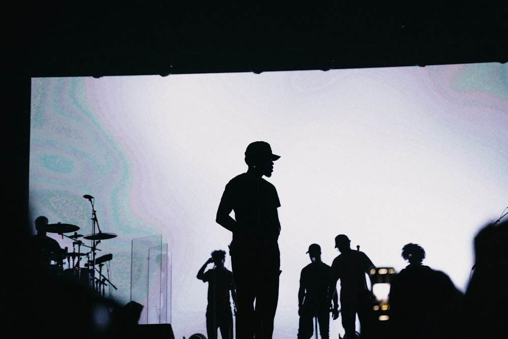 a group of people on a stage