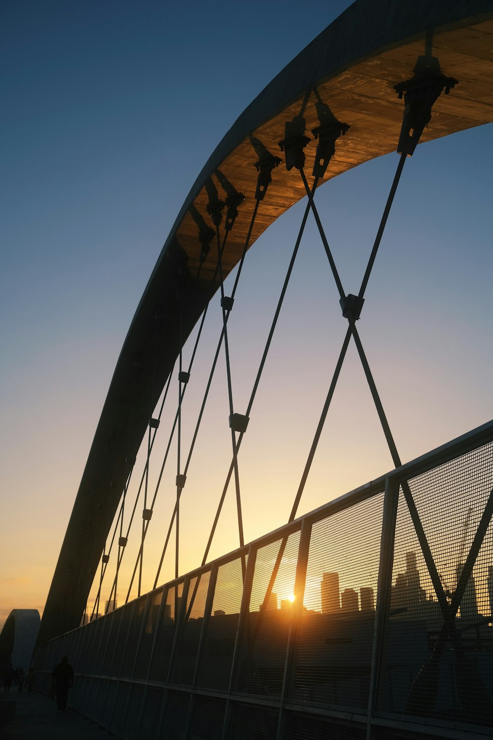 a bridge over a body of water