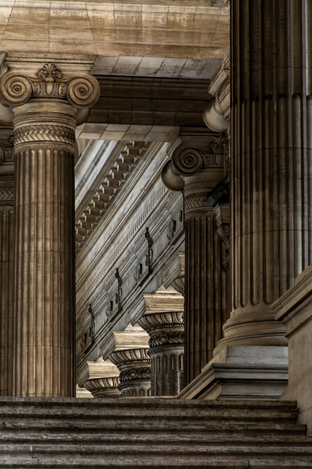 eine Treppe in einem Gebäude