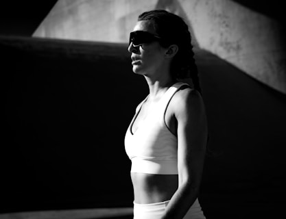 a woman wearing sunglasses
