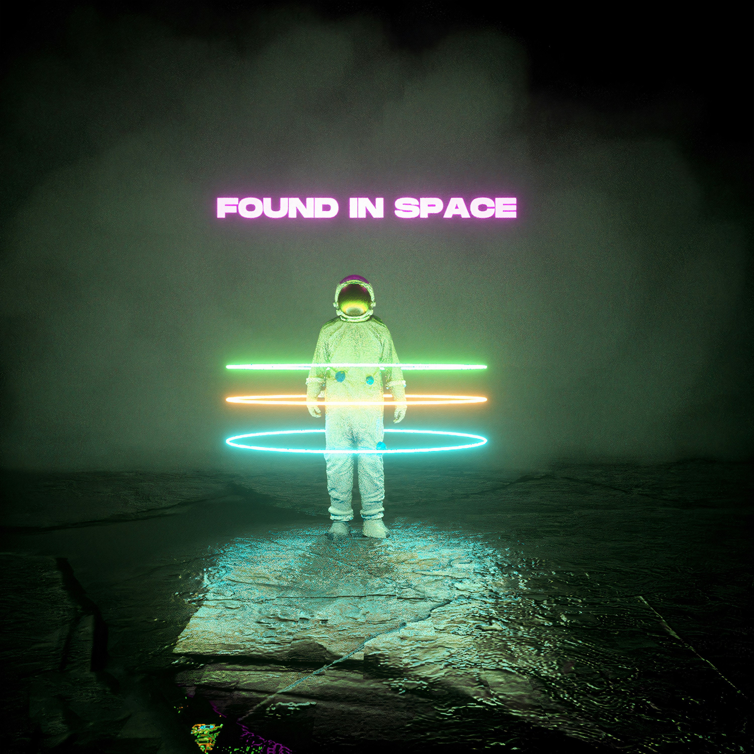 a person standing in a dark room