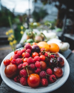 a bowl of fruit