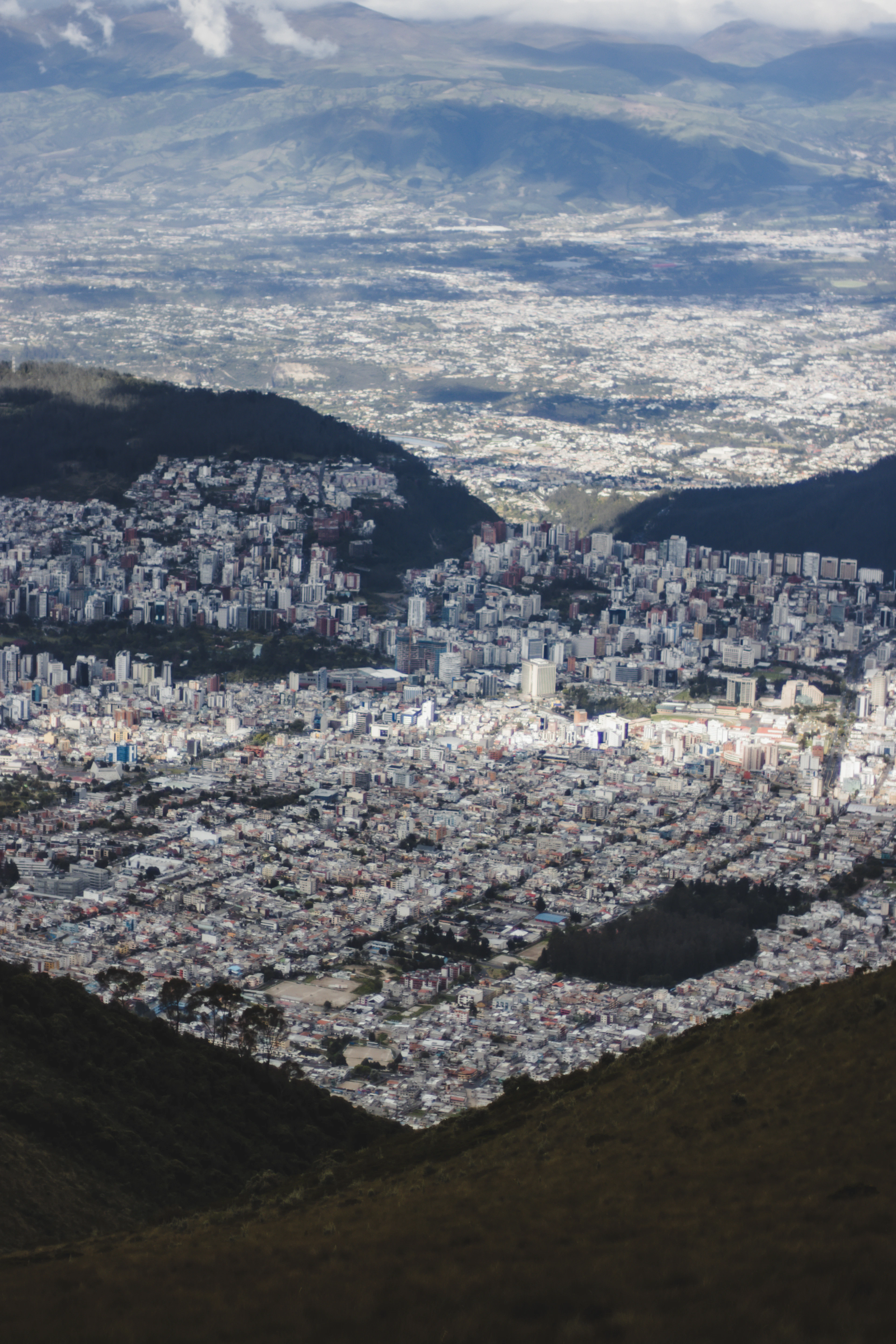 Quito, Ecuador, nestled in the Andes
