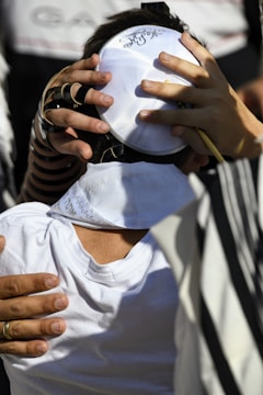 a man holding a phone