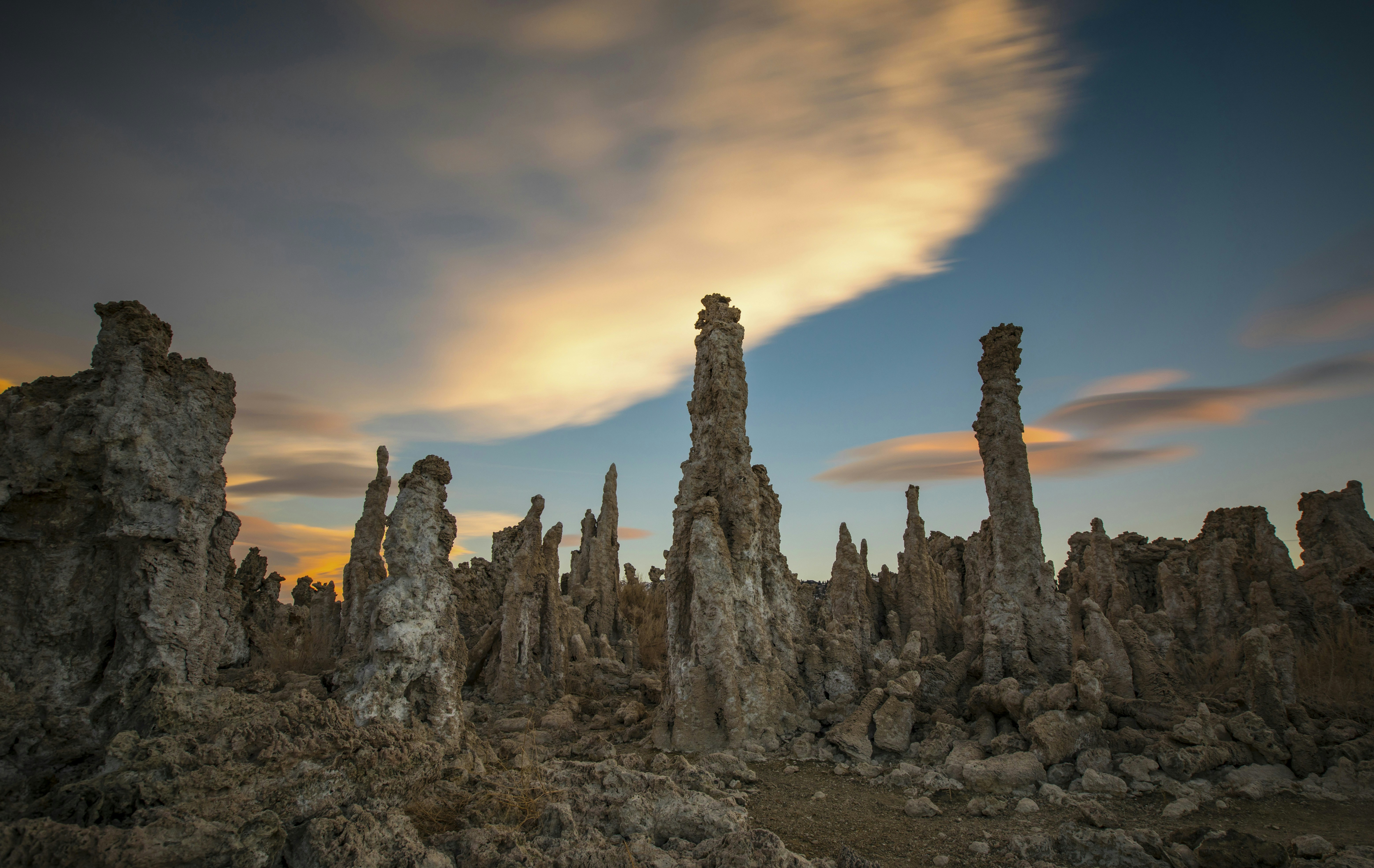 a rocky desert landscape