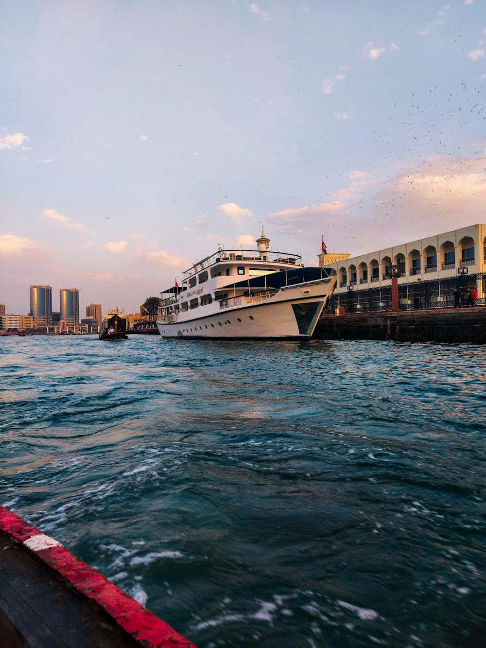 a boat on the water