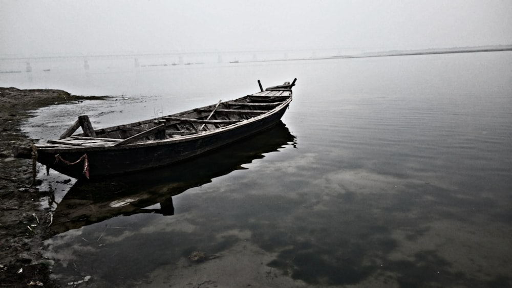 a boat on the water