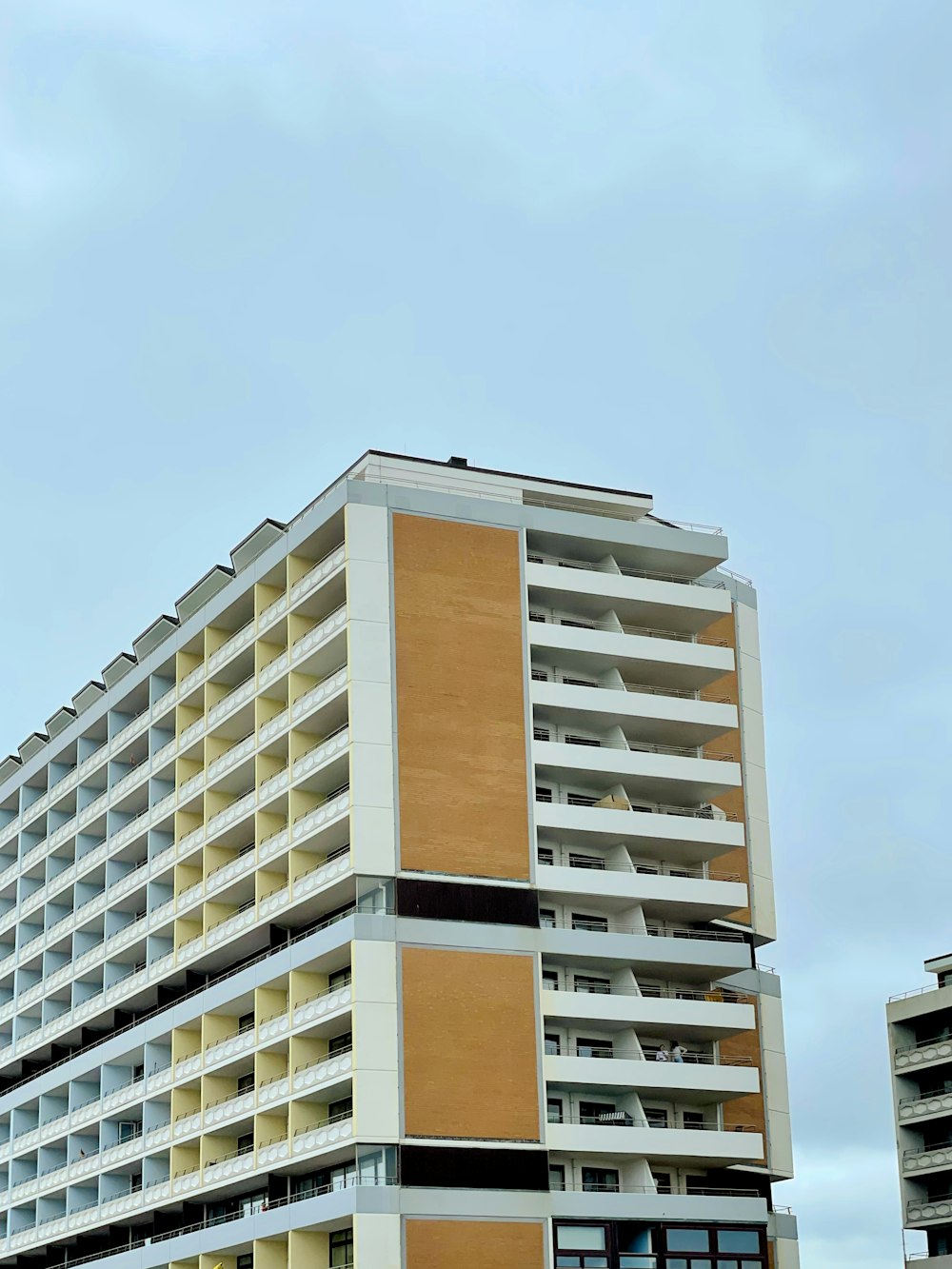 a tall building with many windows