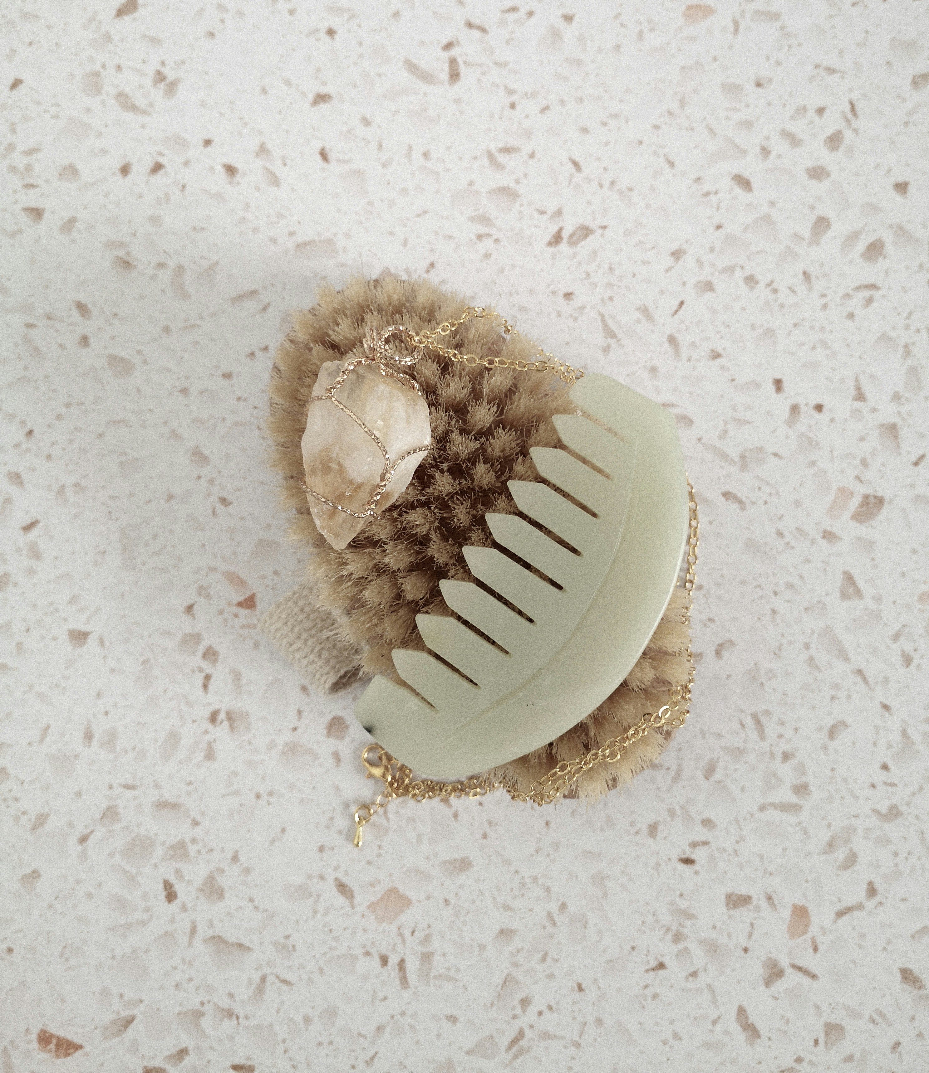 a fork in a chocolate bar